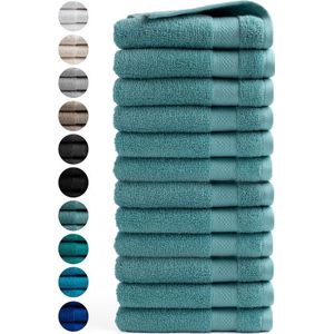 DoubleDry Handdoek Hotel - 12 stuks - 50x100 - denim blauw