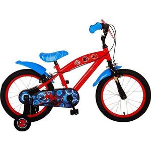 Spiderman Ultimate Spider-Man Kinderfiets Jongens 16 inch Blauw/Rood Twee handremmen