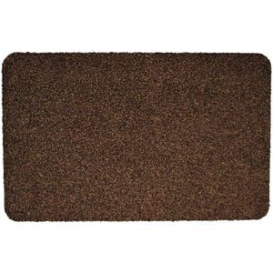 Veer Carpets Wasbare Deurmat Aqua Stop 60 × 100 cm - Brown