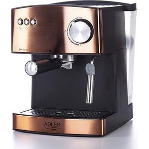 Adler Ekspres cisnieniowy Adler AD4404CR - Volautomatische koffiemachine - Koper - Zwart