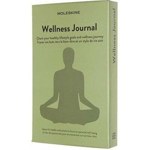 Moleskine Passion Journal - Wellness - Groen / 13 x 21 cm / Papier, 70 gsm, zuurvrij, ivoorkleurig