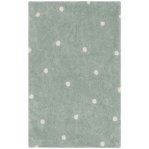 Kinderkamer Vloerkleed Mini Dot Sage Blue