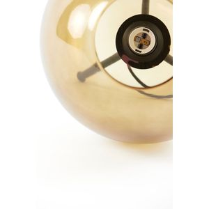 Light & Living Tafellamp Mayson - Bruin/Zwart - Ø30cm - Modern