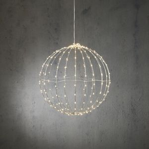Luca Lighting Bal 260 LED Kerstverlichting - 40x40 cm - Klassiek Wit