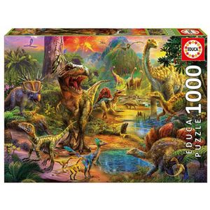 Puzzel Dinosaur Land Educa 17655 500 Onderdelen 1000 Onderdelen 68 x 48 cm