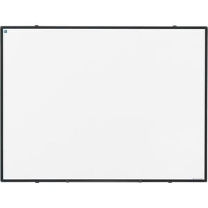 Smit Visual magnetisch whiteboard Softline, emaille, zwart, 90 x 120 cm