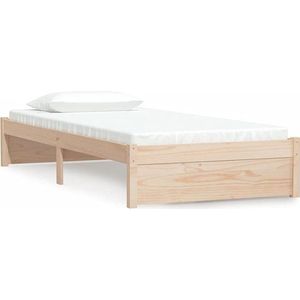 VidaXL Bedframe Massief Hout 90x190 cm - 3FT Single