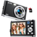 Nitel - Digitale Camera - 4K - Fototoestel - Compact Camera - Vlog Camera