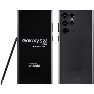 Samsung Galaxy S22 Ultra SM-S908B 17,3 cm (6.8") Dual SIM Android 12 5G USB Type-C 8 GB 128 GB 5000 mAh Bordeaux Zwart Remade / Gerenoveerd