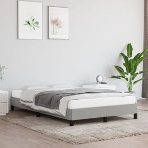 vidaXL-Bedframe-stof-lichtgrijs-120x200-cm