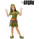 Kostuums voor Kinderen Elf Groen (5 Pcs) Maat 3-4 Jaar