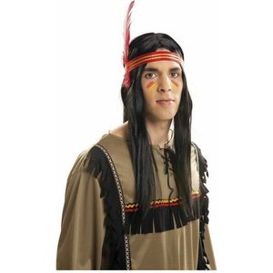 Pruik My Other Me Brunette nativos americanos Amerikaans-Indiaans