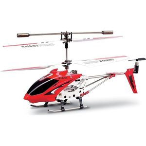 Syma S107G 3-Channel RC Mini LED Helicopter - Rood