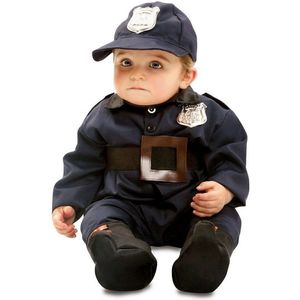 Kostuums voor Baby's My Other Me Blauw Politie (4 Onderdelen) Maat 0-6 Maanden