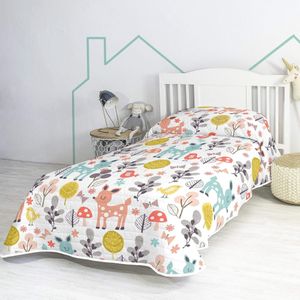 Happy Friday Bedspread Woodland 180x260 cm (Single) Multicolor
