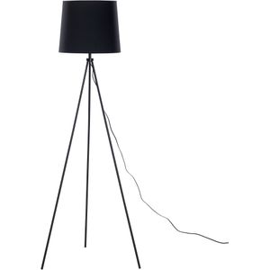 Beliani SAMBRA  - Staande lamp - Zwart - Metaal