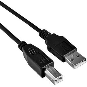 Kabel USB A naar USB B NANOCABLE 10.01.0104-BK 3 m Zwart