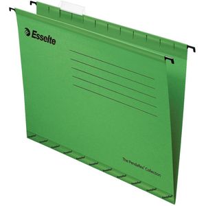 Esselte hangmappen voor laden Classic tussenafstand 330 mm, groen, doos van 25 stuks