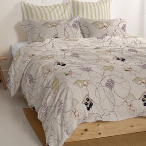 Happy Friday Duvet cover Wit Peonies (D) 240x220 cm (King) Multicolor