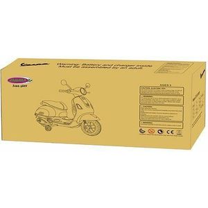 RIDE ON VESPA GTS 125 ROOD 12V