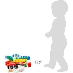 Small Foot Domino Rally - Houten Gezelschapsspel voor Kinderen en Volwassenen - 490dlg