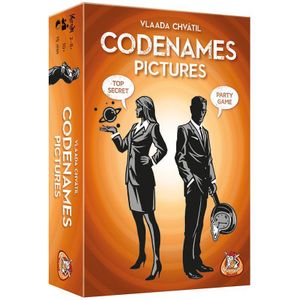 Codenames Pictures - Het spannende gezelschapsspel voor slimme spionnen! Leeftijd 8+, 2-8 spelers