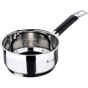 Masterpro - Sauspan Steelpan - 16 cm - 1.3 L - RVS