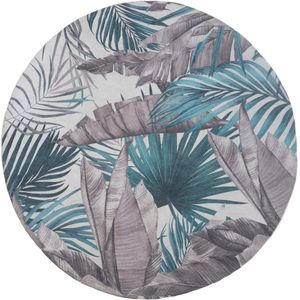 Vloerkleed Palm Green Rond ø120 cm