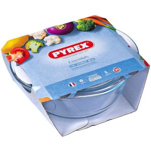 Kookpot met Deksel Pyrex Essentials Transparant 1,4 L (3 Stuks)