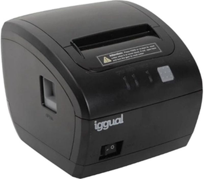 Iggual - TP7001-1S - Ontvangstbewijsprinter - Zwart - 203 x 203 DPI