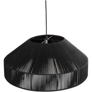 Beliani IGUAMO - Hanglamp - Zwart - Katoen