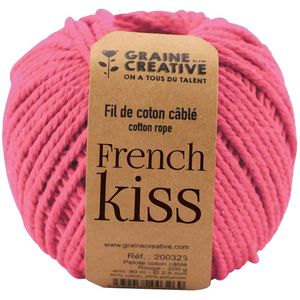 Graine Créative Macramé touw, ft 2,5 mm x 80 m, roze