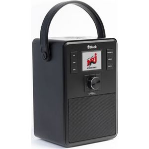 Block eMotion smart radio met DAB+, internet, USB en Spotify, zwart