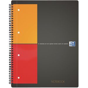 Oxford INTERNATIONAL Notebook, 160 bladzijden, ft A4+, geruit 5 mm