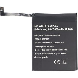 Accu geschikt voor de Wiko Fever, FEVER 4G batterij TLP15J15