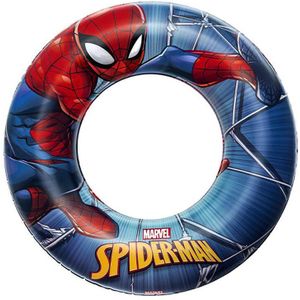 Opblaasartikel voor Zwembad Bestway Spiderman Ø 56 cm Blauw