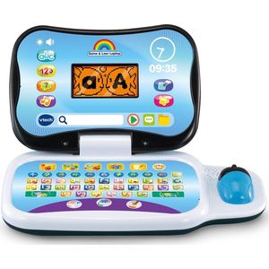 VTech - Game & Leer Laptop - Educatief Speelgoed - Multicolor - LCD-scherm met Verlichting