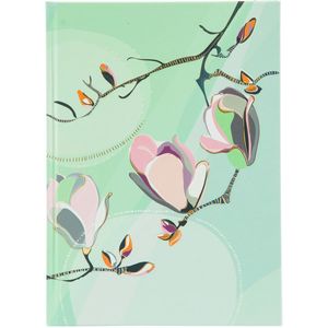 Goldbuch - Notitieboek A5 Magnolia Mint Notitieboek A5 Magnolia Mint