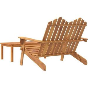 vidaXL - 2-delige - Loungeset - Adirondack - massief - acaciahout