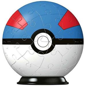 Ravensburger 3D Puzzel - Pokemon Great Ball | 54 Stukjes | Geschikt voor alle leeftijden