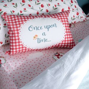 Happy Friday Cushion cover Red riding hood 50x30 cm Multicolor