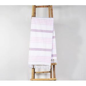 Yarn-dyed Lilac Hammam Towel