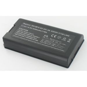 Yanec Laptop Accu 14.8V 5200mAh