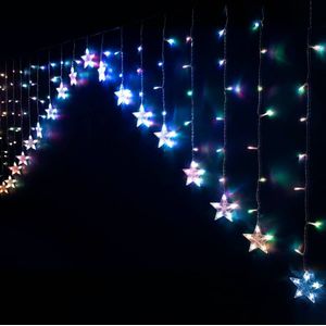 Lichtgordijn LED Multicolour Sterren
