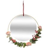 Dromerige bloem spiegel - ˜33 cm - Geel