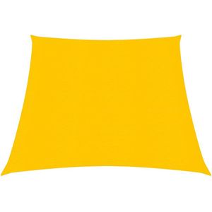Zonnezeil 160 g/m 3/4x3 m HDPE geel