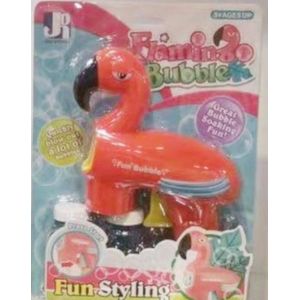 Flamingo 4138 Bellenblaasmachine - Automatische Bubble Machine voor Grote Bellen - Inclusief 90 ml Bellenblaas