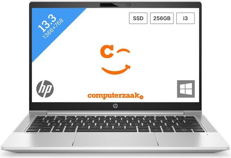 HP ProBook 430 G8 Notebook PC Intel® Core™ i3 i3-1125G4 Laptop 33,8 cm (13.3") Full HD 8 GB DDR4-SDRAM 256 GB SSD Wi-Fi 6 (802.11ax) Windows 10 Pro Zilver