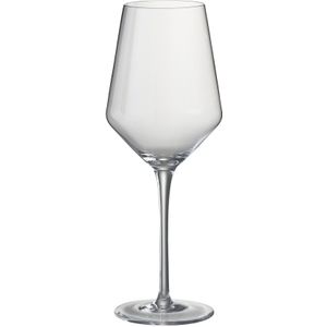 J-Line Leo drinkglas - witte wijn - glas - 6 stuks