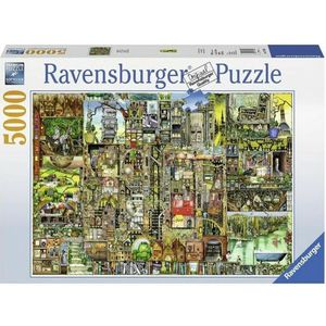 Puzzel Ravensburger Weird Town / Colin Thompson (5000 Onderdelen) - Thema: Stad - Aantal stukjes: 5000